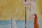 OmorO - Femme de Marin 033°- 2017 - Aquarelle sur papier - 42 x 30 cm
