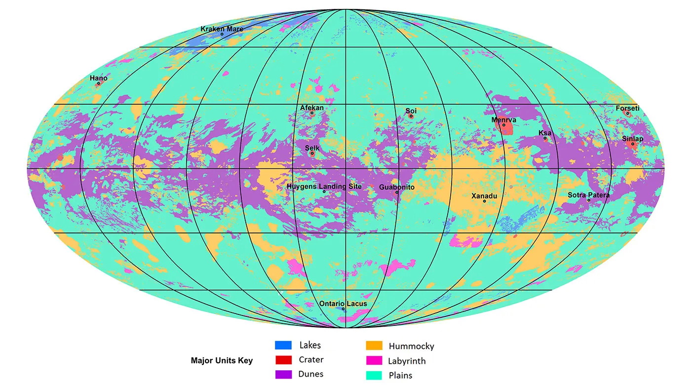 Map of Titan by .